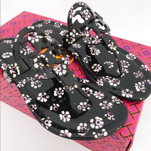 NWT Tory Burch Miller Sandals Parent floral 7.5 - Picture 7 of 8